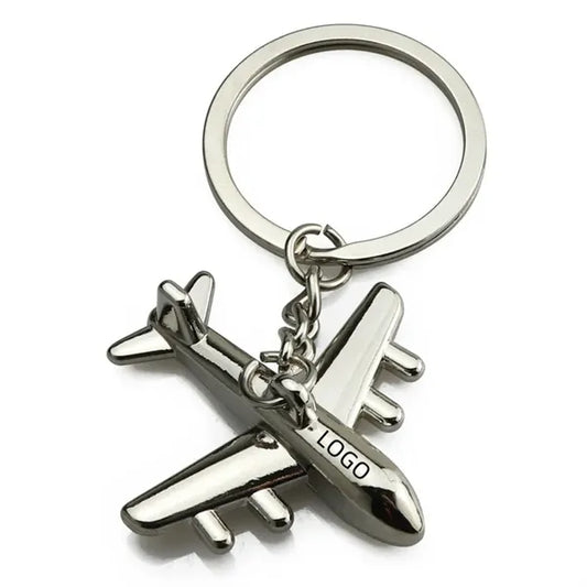 Small Airplane Keyring Pendant