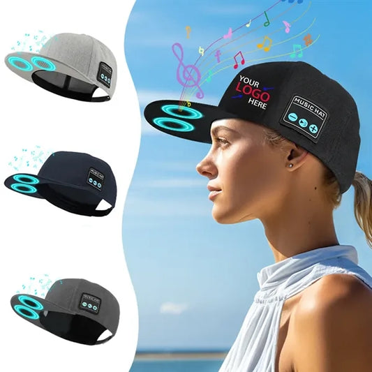 Music Street Sports Baseball Cap with Bluetooth Speaker
