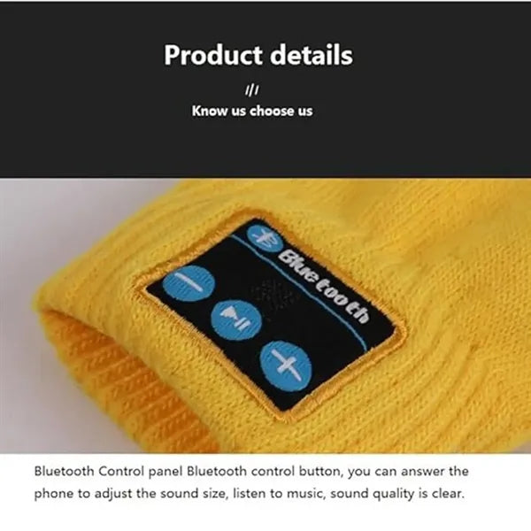 Wireless Touch Screen Bluetooth Gloves