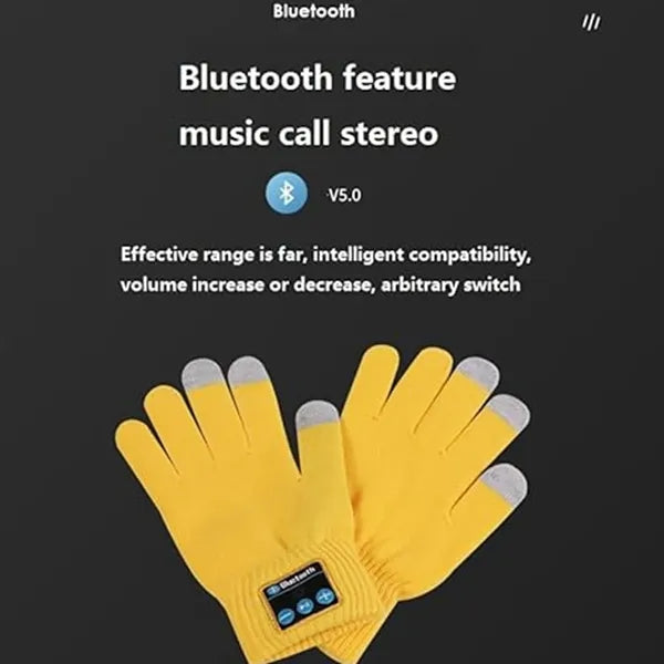 Wireless Touch Screen Bluetooth Gloves