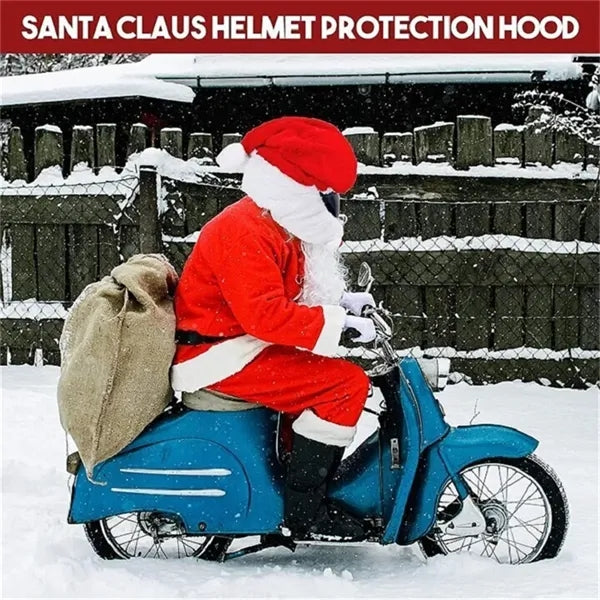 Christmas Santa Motorcycle Helmet Cover