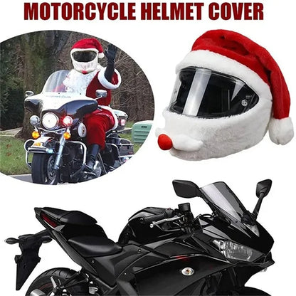 Christmas Santa Motorcycle Helmet Cover
