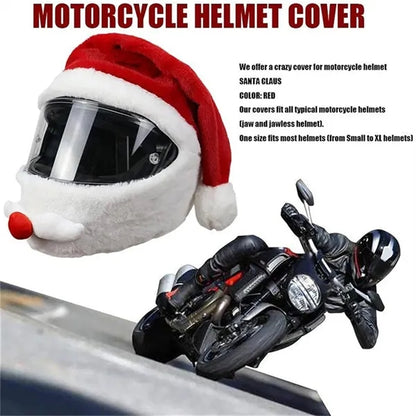 Christmas Santa Motorcycle Helmet Cover