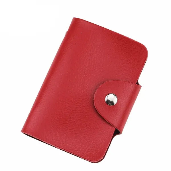 Anti-Theft Brush Anti-Degaussing Leather Card Bag