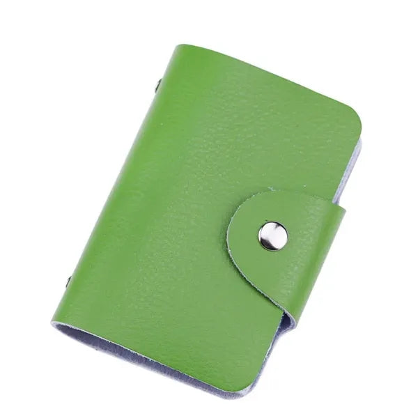 Anti-Theft Brush Anti-Degaussing Leather Card Bag