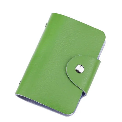 Anti-Theft Brush Anti-Degaussing Leather Card Bag