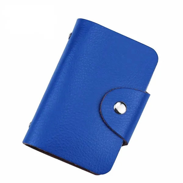 Anti-Theft Brush Anti-Degaussing Leather Card Bag