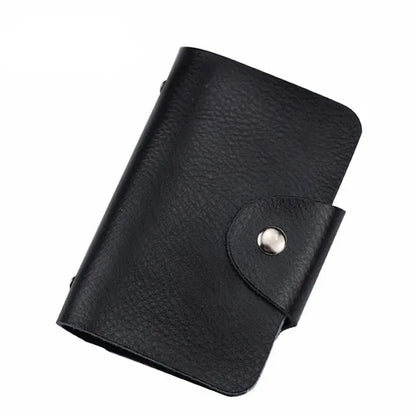 Anti-Theft Brush Anti-Degaussing Leather Card Bag