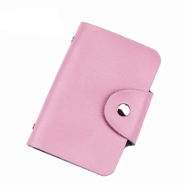Anti-Theft Brush Anti-Degaussing Leather Card Bag
