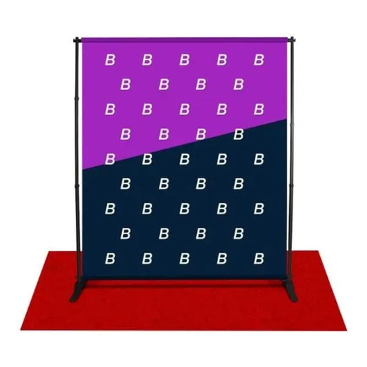 6ft x 8ft Step and Repeat Adjustable Banner Stand Package