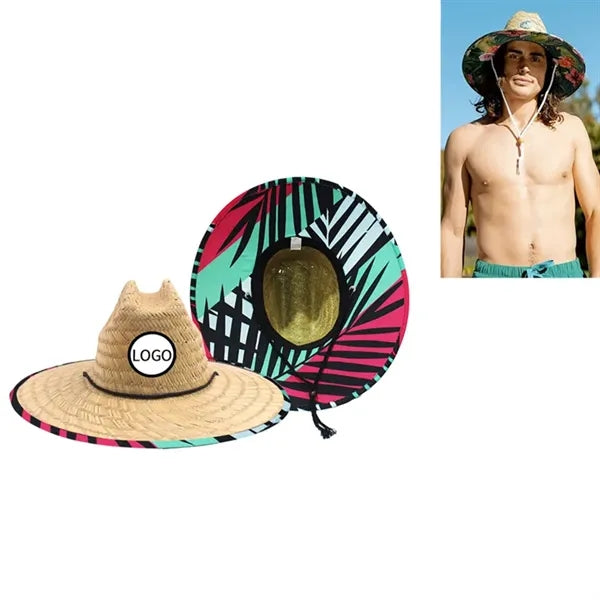 Wide Brim Beach Sun Straw Hat