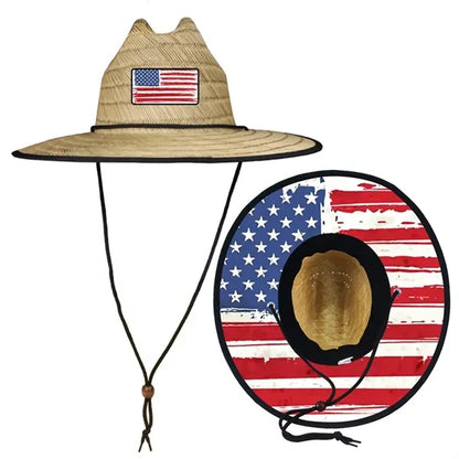 Wide Brim Beach Sun Straw Hat