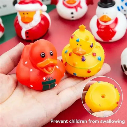 Christmas Rubber Duck Bath Toy