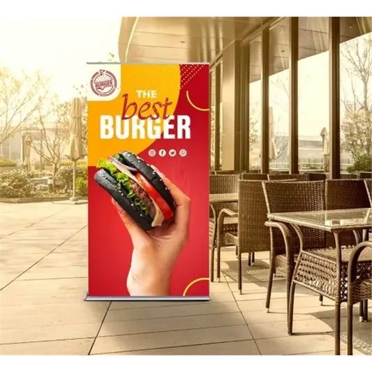 Silverstep 36'' Retractable Banner Stand Package (36" x 69")