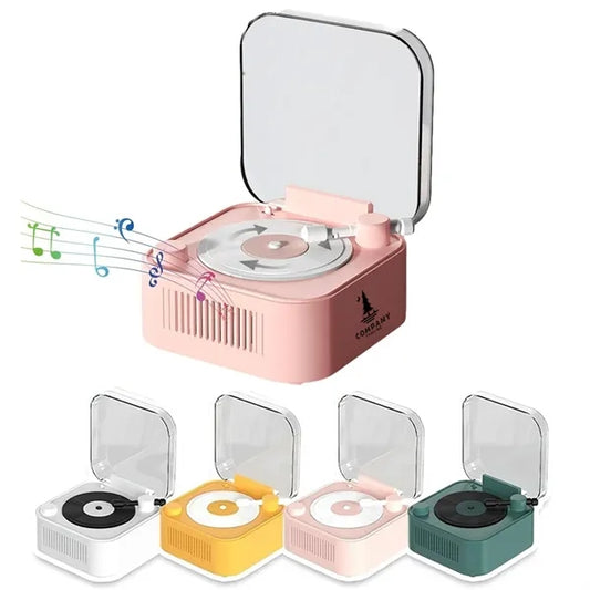 Smart Retro Turntable Vinyl Bluetooth Speaker
