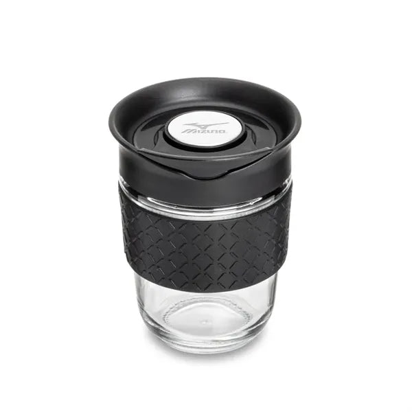 Adana Glass Medium Tumbler w/Silicone Band - 12oz