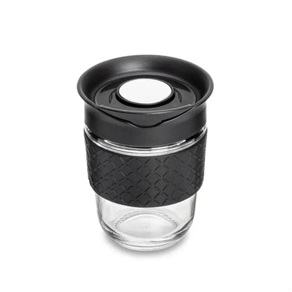Adana Glass Medium Tumbler w/Silicone Band - 12oz