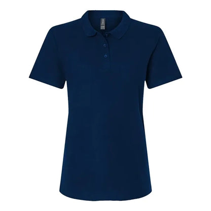 Screen Printed Gildan Women's Pique Polo Shirt