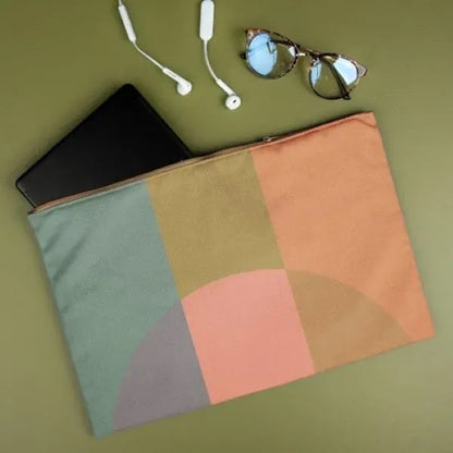 DOTTIE POUCH - 4CP PIGMENT DYED CANVAS