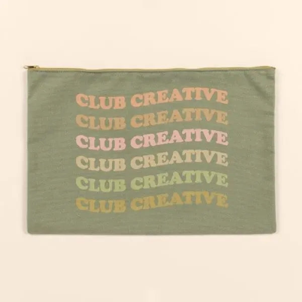 DOTTIE POUCH - 4CP PIGMENT DYED CANVAS