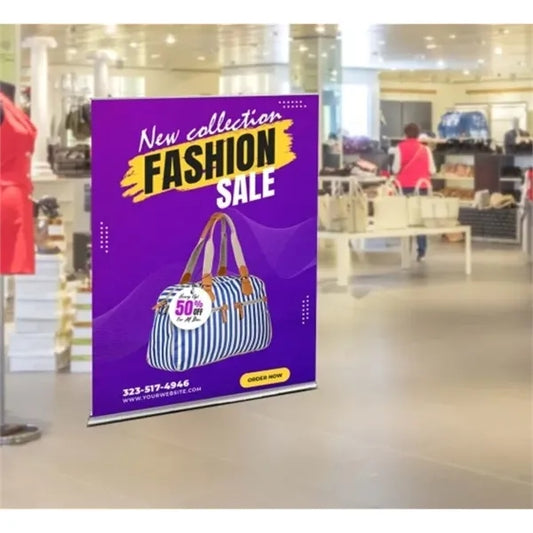 Silverstep 60'' Retractable Banner Stand Package (60" x 80")