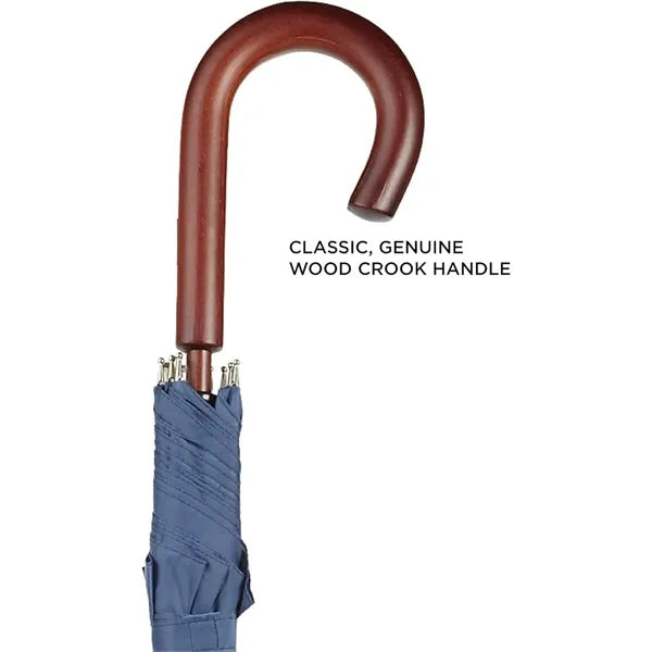 Umbrella Classic Wooden J Stick Handle