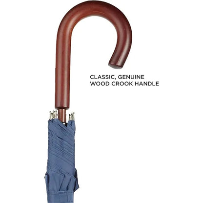Umbrella Classic Wooden J Stick Handle