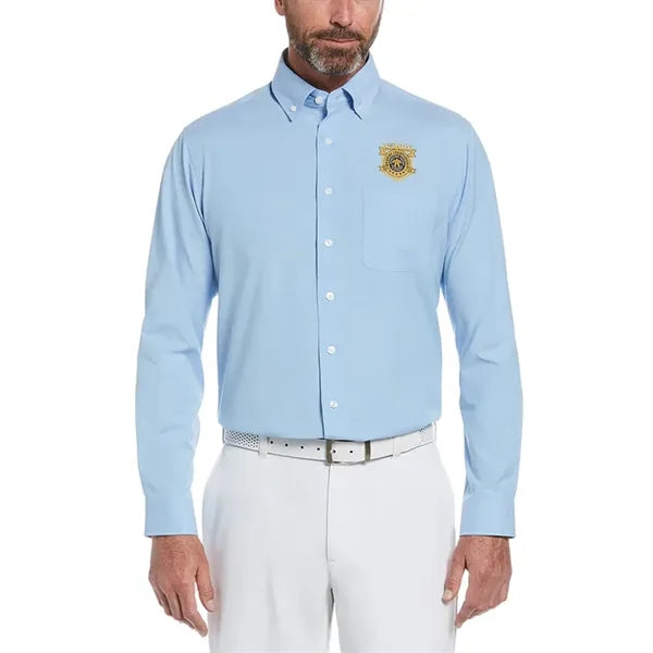 Perry Ellis Heathered Woven Shirt