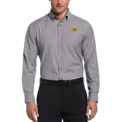 Perry Ellis Heathered Woven Shirt