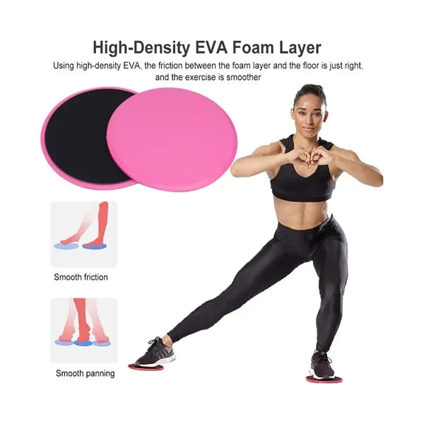 2pcs Round Fitness Gliding Disc