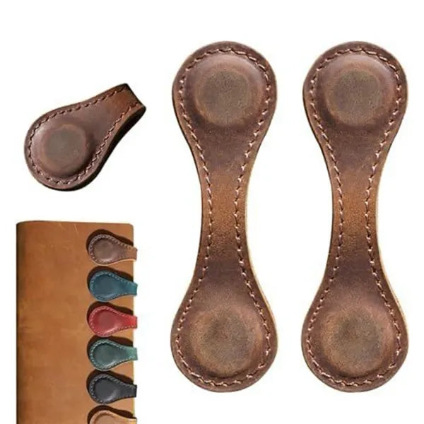 Imitation Leather Magnetic Bookmarks Vintage Book Kid Reader