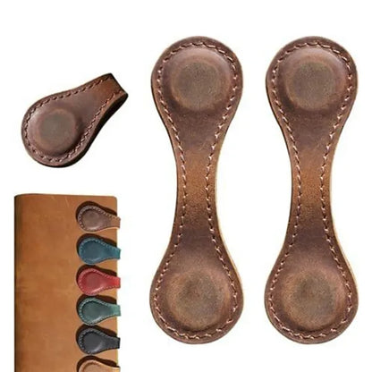 Imitation Leather Magnetic Bookmarks Vintage Book Kid Reader