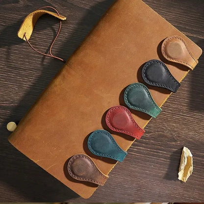 Imitation Leather Magnetic Bookmarks Vintage Book Kid Reader