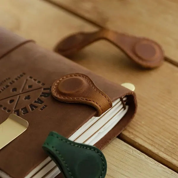 Imitation Leather Magnetic Bookmarks Vintage Book Kid Reader