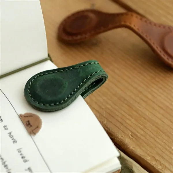 Imitation Leather Magnetic Bookmarks Vintage Book Kid Reader