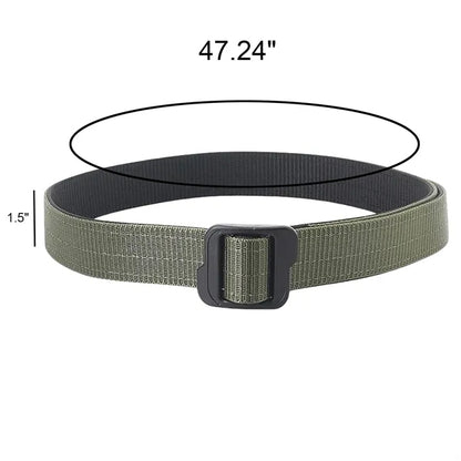 Tactical Nylon Belts for Men Adjustable Plastic Buckle
