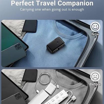 15000mAh Power Bank PD22.5W USB C Charger with Cables