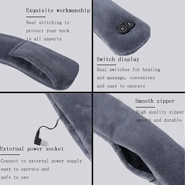 Heating Scarf Neck Wrap Massager for USB Charging