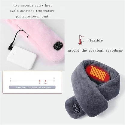 Heating Scarf Neck Wrap Massager for USB Charging