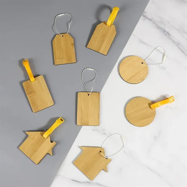 Bamboo Luggage Tag
