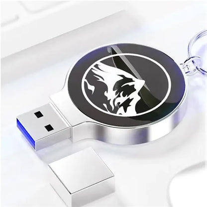 Custom Personalized Metal Usb Flash Drive With Led Light