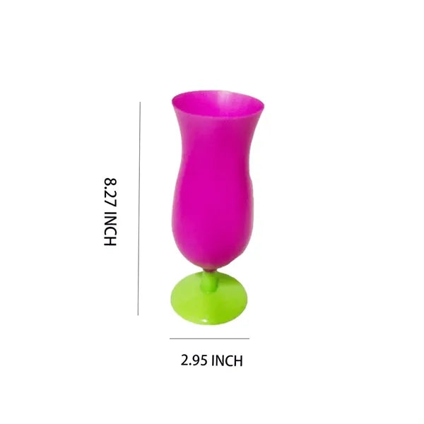 Neon Colored Hurricane Glasses 14Oz