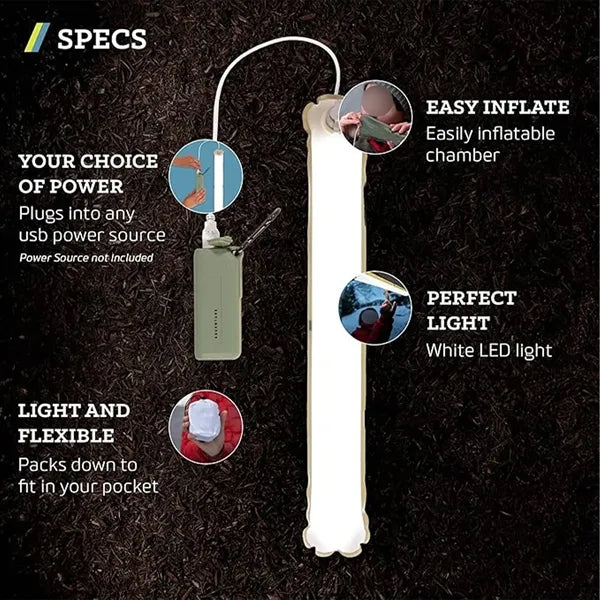 Portable Inflatable Folding Camping Outdoor Tent Lamp