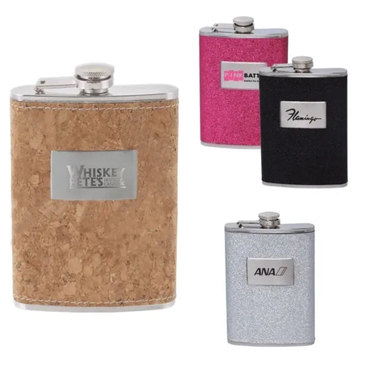 Wrapped 8 oz Flask