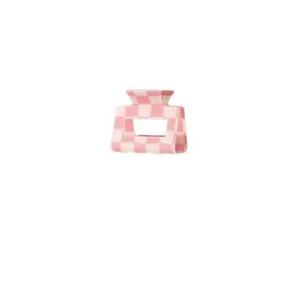 Checkered Hair Clips