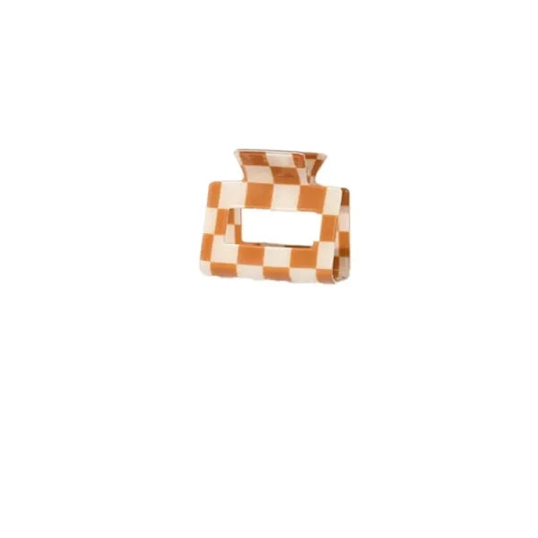 Checkered Hair Clips