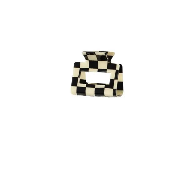 Checkered Hair Clips