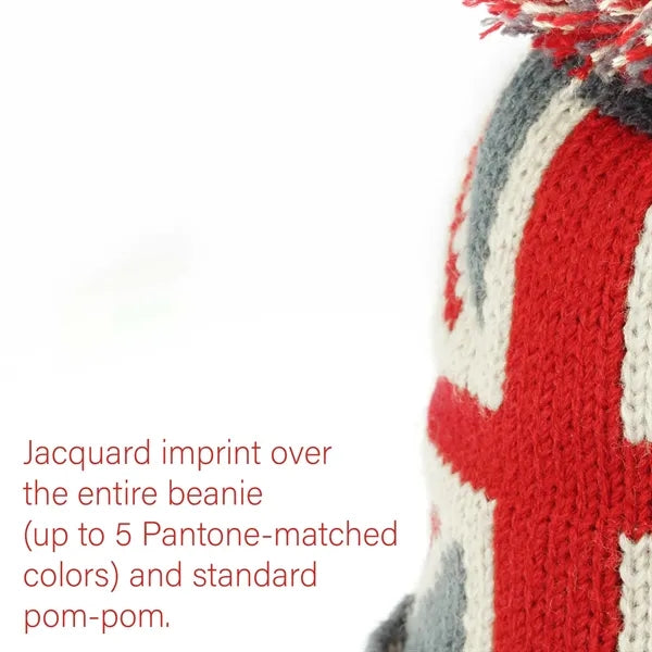 Jacquard Toboggan Beanie