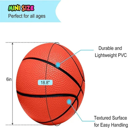 6 Inch PVC Mini Basketball
