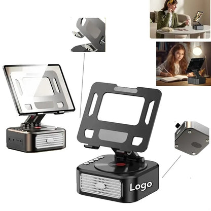 Tablet Stand with Bluetooth Speaker and power bank